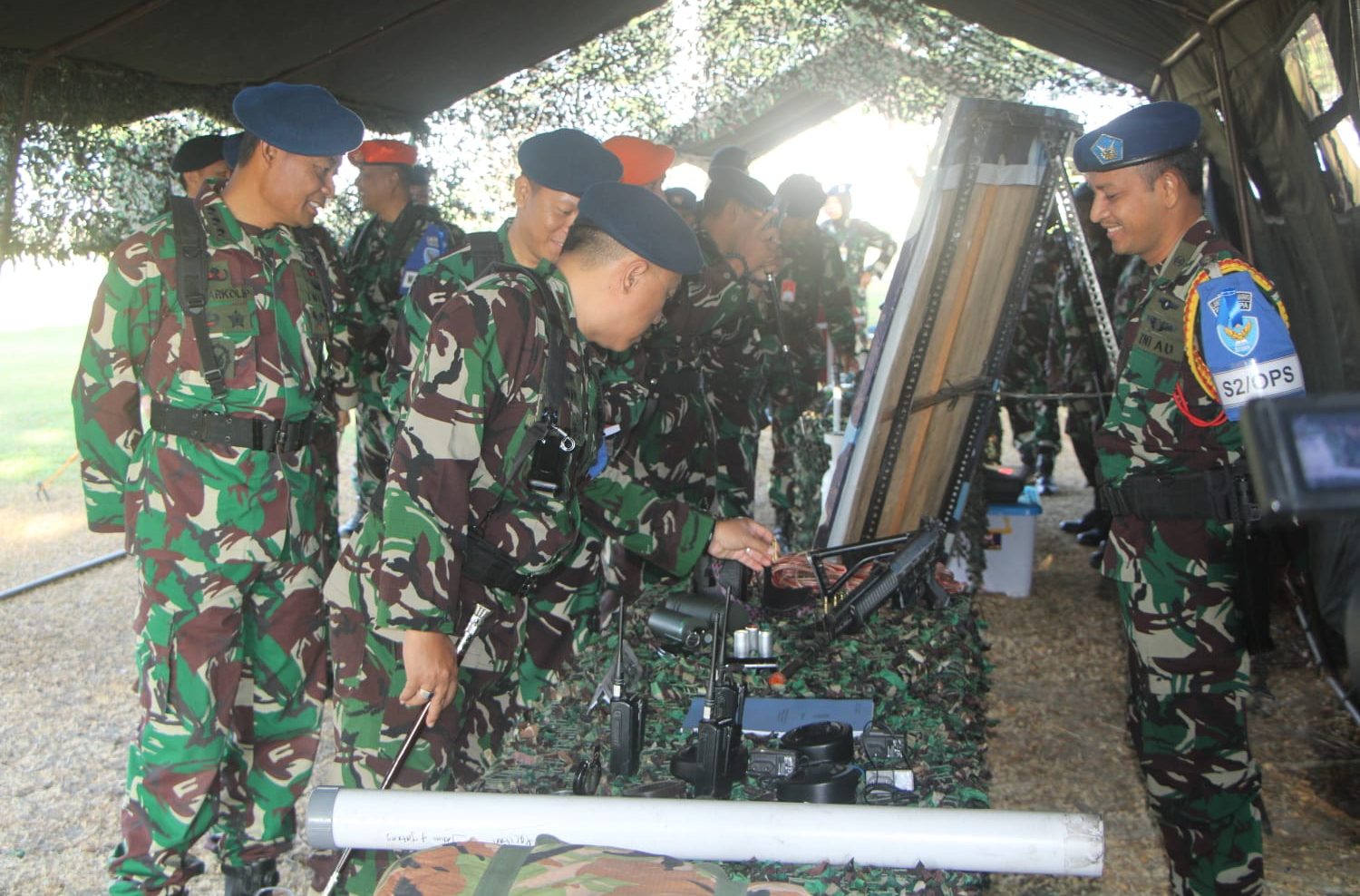 Four deans from the Department of Defense Regional Centers came together for photo