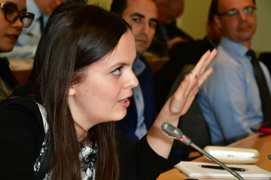 A photograph of participants in the SRS course.